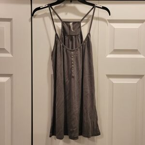 Gray Sleeveless Women's Top